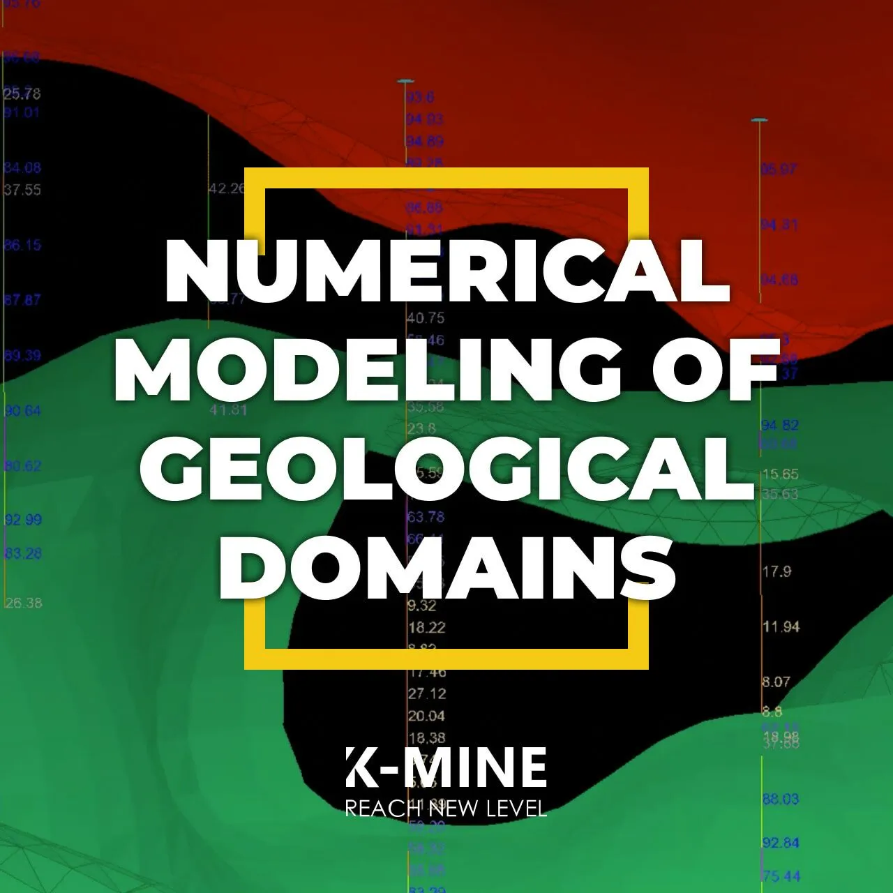 Numerical Modeling of Geological Domains in K-MINE
