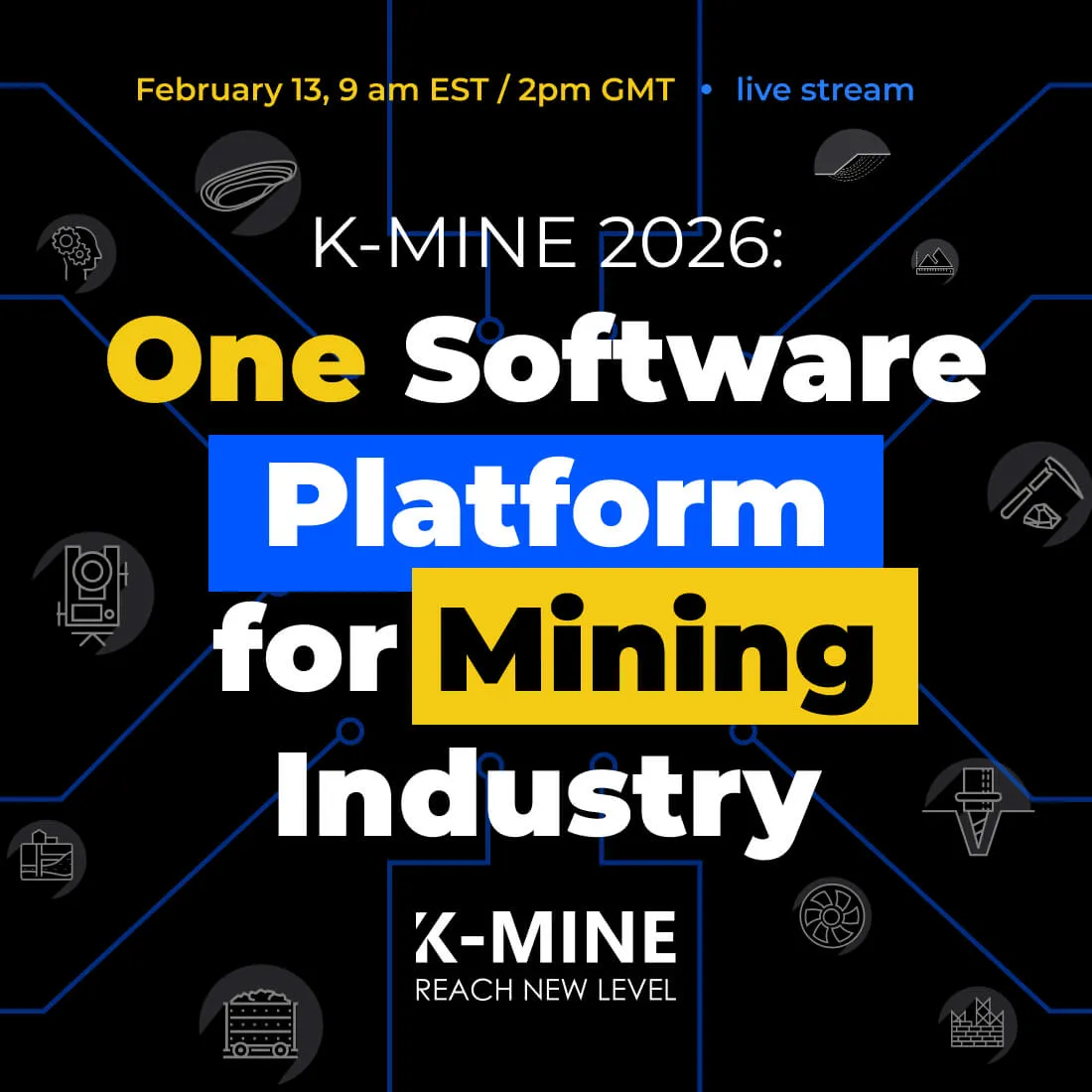Webinar: K-MINE 2026 - One Software Platform for Mining Industry