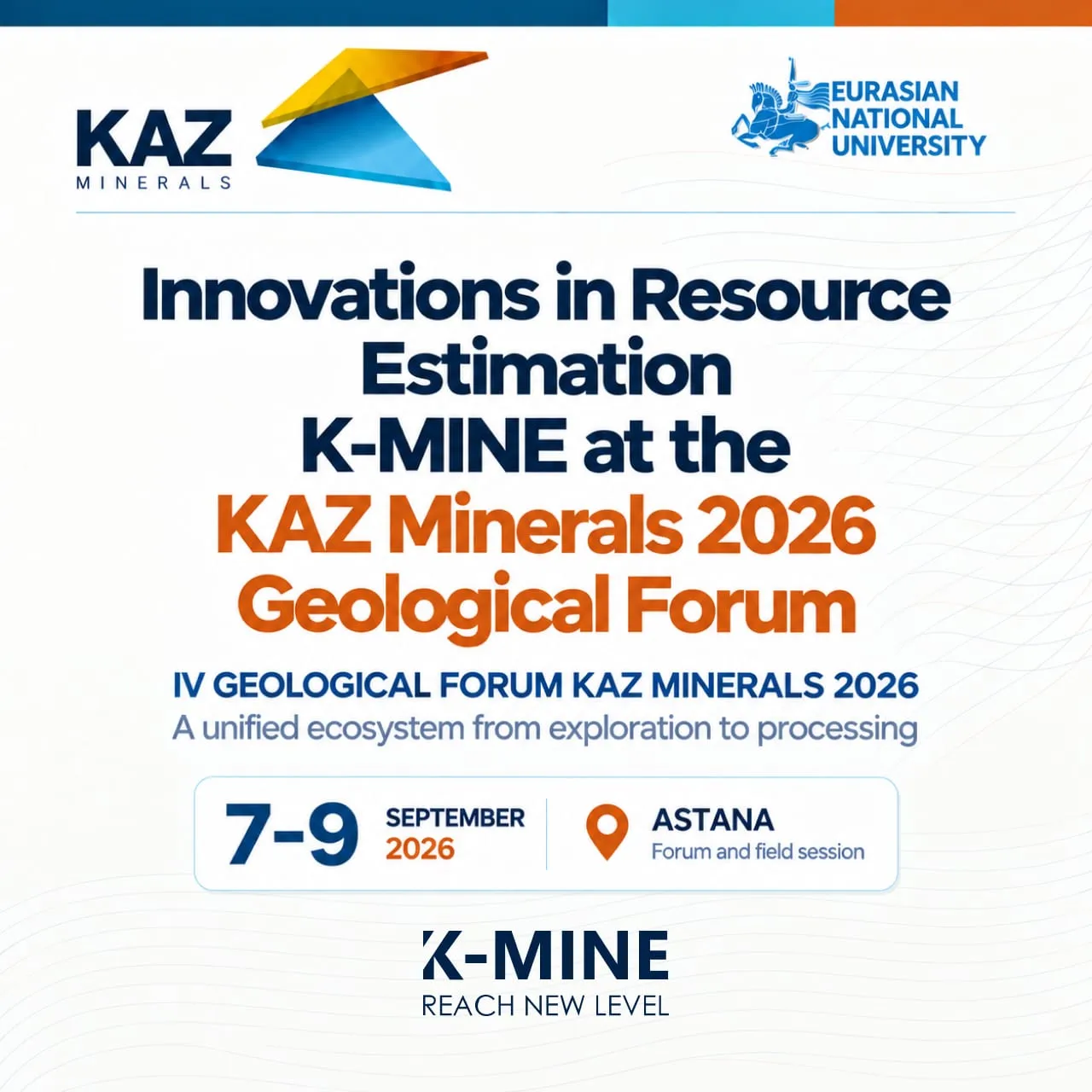 K-MINE at the KAZ Minerals Geological Forum 2026