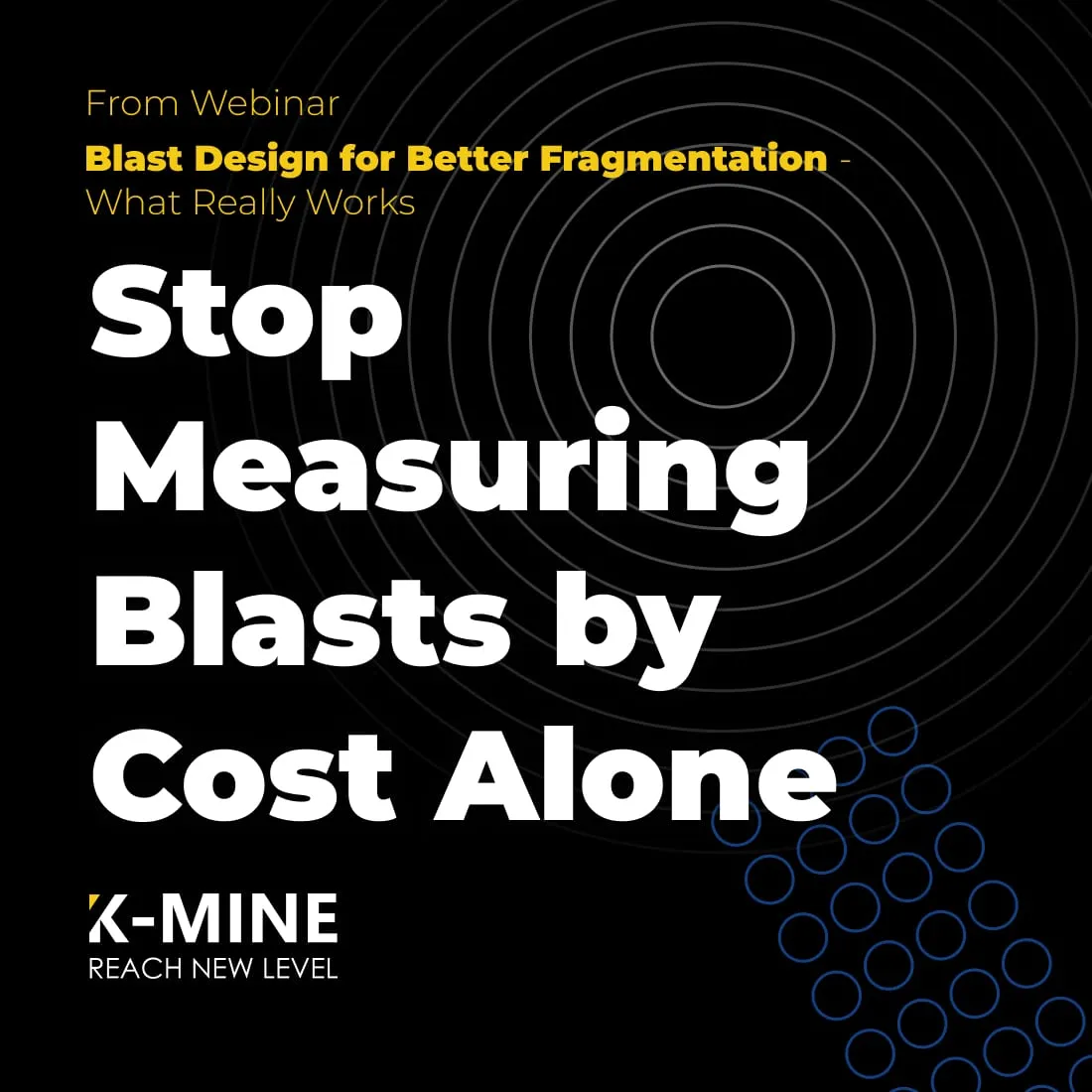 Stop Measuring Blasts by Cost Alone