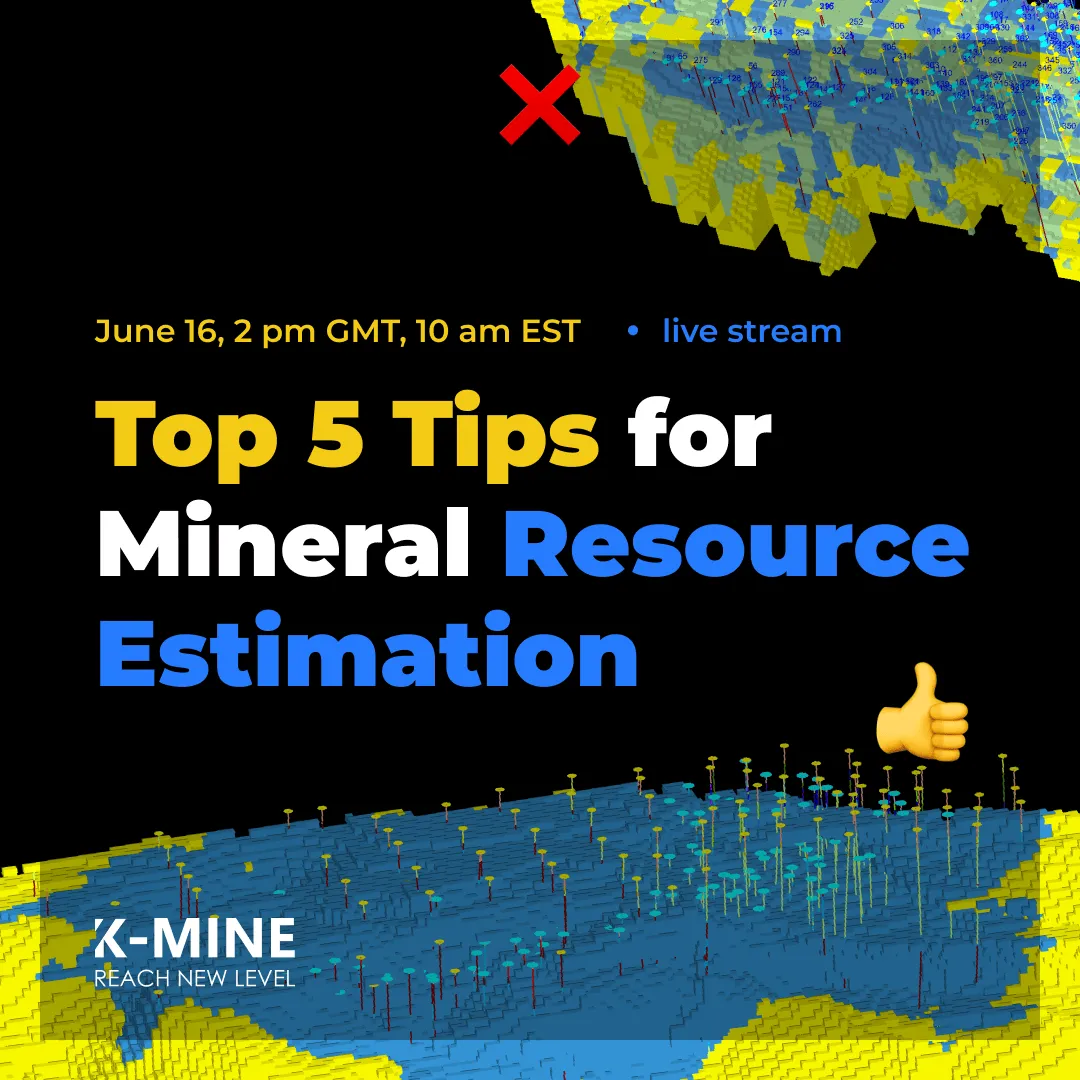 Webinar: Top 5 Tips for Mineral Resource Estimation