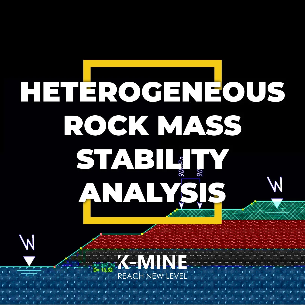 Heterogeneous Rock Mass Stability Analysis in K-MINE