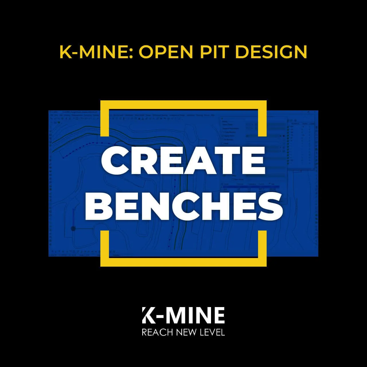 K-MINE Open Pit Design: Explore Bench Creation Options for Optimal Flexibility