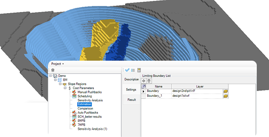 Design pit vs optimal shell comparison with economics