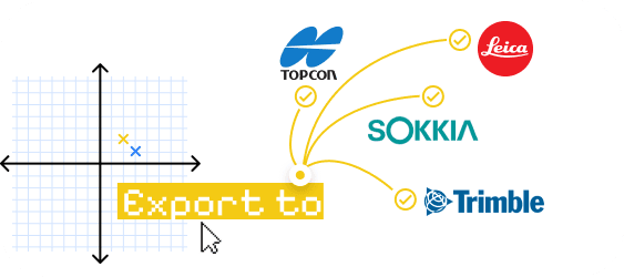 Export Data for Planning and Stakeout