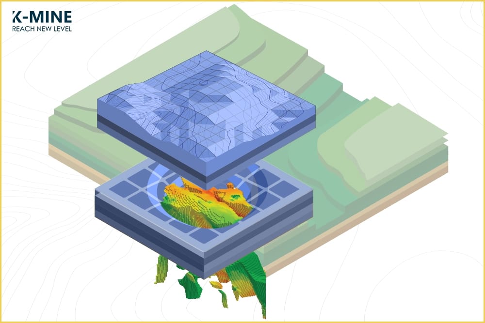 3D modeling in mining using K-MINE 1