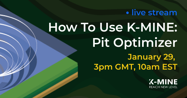 Live Stream: How to use K-MINE: Pit Optimizer...