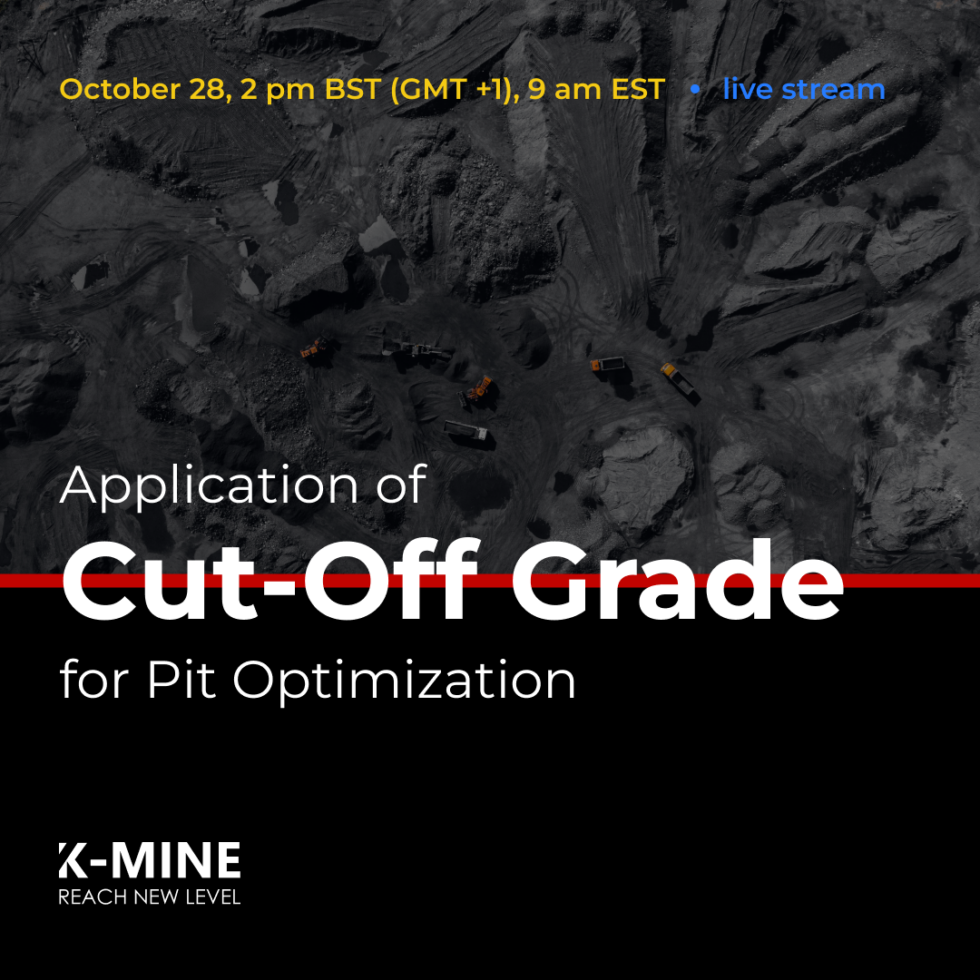 Webinar: Application of Cut-Off Grade for Pit Optimization