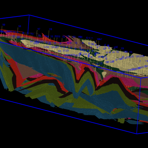 K-MINE - Модуль Геология для создания блочных моделей и обработки геологических данных 2