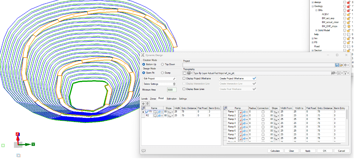 Efficient Open-Pit and Waste Dump Design with K-MINE Software