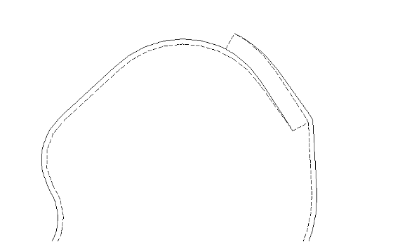 The next logical step involves creating a safety berm, or alternatively, defining the bottom berm of the next higher bench. The most suitable command for this purpose is Offset Line. 