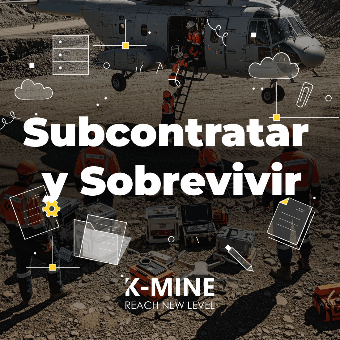 Subcontratar para sobrevivir: la externalización estratégica en la industria minera