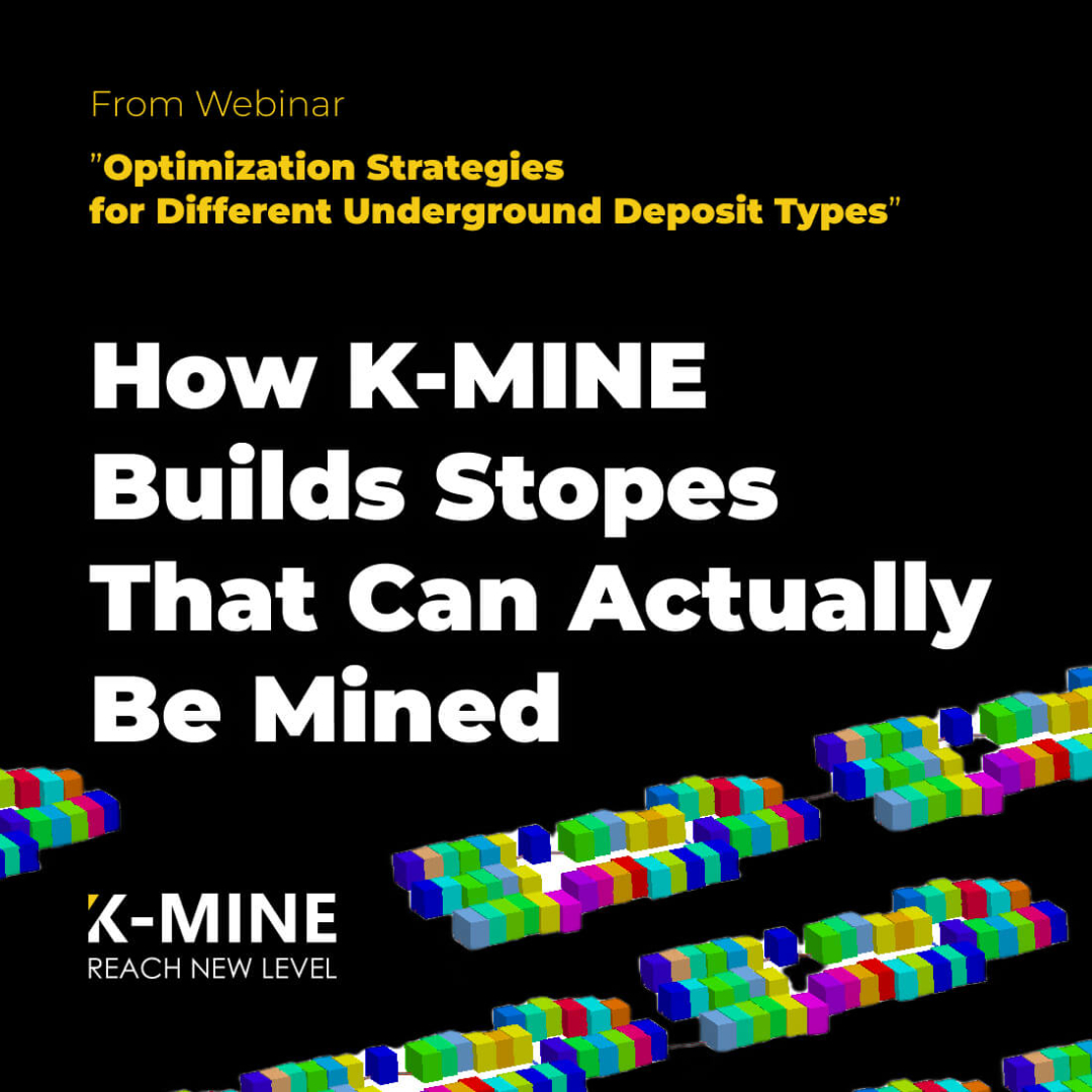 How K-MINE Builds Stopes That Can Actually Be Mined...