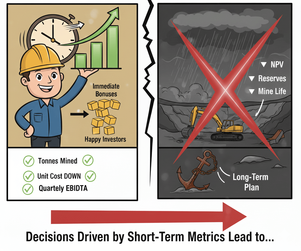 Short-Term KPIs vs Life-of-Mine Economics